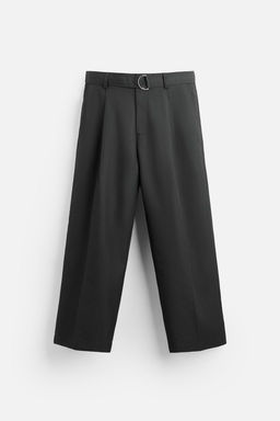 BELTED PLEATED TROUSERS - Zara фото 15