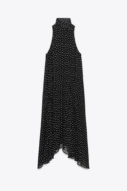 ZW COLLECTION HALTER POLKA DOT DRESS - Zara фото 18