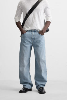 STRUCTURED RELAXED FIT JEANS - Zara фото 2