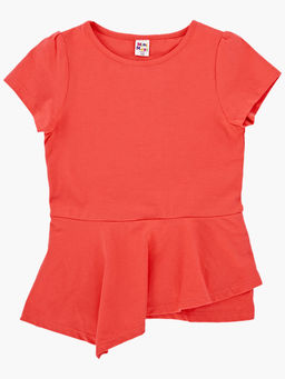 Футболка для девочки UD 0738 коралловый - Mini maxi фото 6