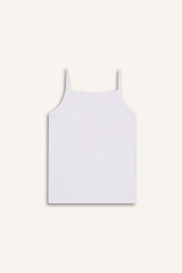 Майка из двух частей с принтом для девочек - Defacto фото 3