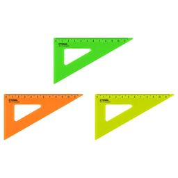 Треугольник 11см 30 СТАММ (ТК-30494) прозрачный неоновый, в ассорт.