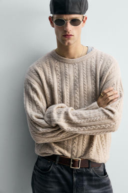 CABLE-KNIT SWEATER - Zara фото 5