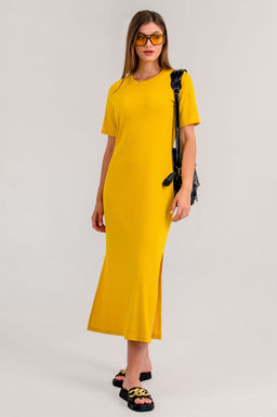Арт. 8401/3 Платье женское 46-54 (5 шт) Цвет:горчичный