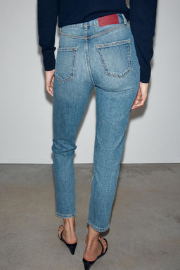 JEANS Z1975 MOM FIT TIRO ALTO / ?ndigo - Zara фото 6