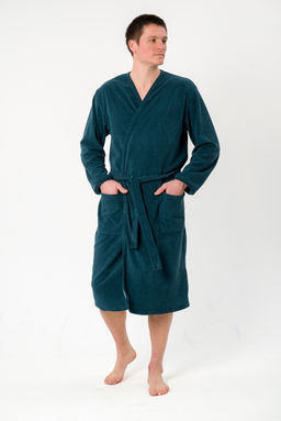 Халат мужской из махры Ренат изумруд - Амадэль фото 9