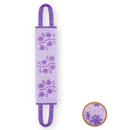 Мочалка массажная ММ 4412п Нейлоновая с ручками с принтом, цвет в ассортименте 15795-1 - Vival фото 4