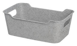 Корзинка универсальная "Mango" 4,1л. 290х180х105мм (гранит серый)