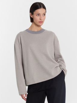 Свитшот женский серый средне -серый меланж 4425-В 122996 - Mark formelle фото 2