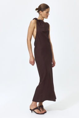 Vestido de tirantes en mezcla de lino - H&m фото 2