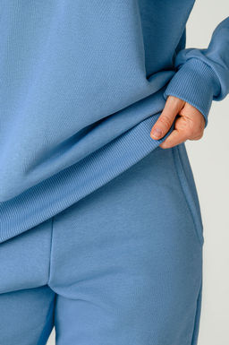 Арт. 2520/3  Костюм с брюками женский 44-52 (5 шт) Цвет:верх-голубой,низ-голубой