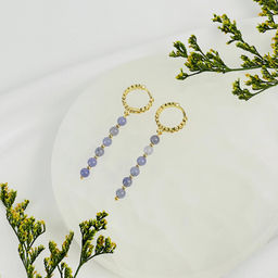 Серьги из Танзанита