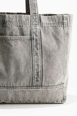 Bolsa shopper en denim efecto lavado - H&m фото 2