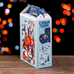 Цена за 5 шт. Подарочная коробка Фантазия в зеленом 16,8 х 7 х 25 см - Simaland фото 3