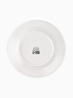 Тарелка плоская керамическая С любовью, d=20 см, ручная работа