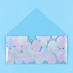 Конверт для денег «Поздравляем!» пластиковый, 16 х 8 см