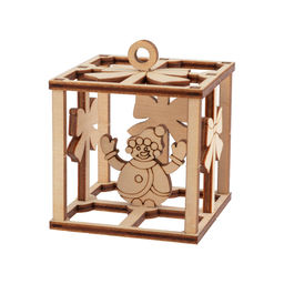 Заготовка для декорирования Mr. Carving КЛ-46 Подвеска объемная Подарок фанера 5 х 5 х 5.7 см