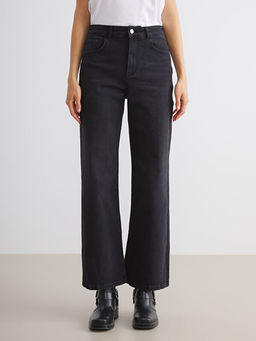 Wideleg Kad?n Jean Pantolon