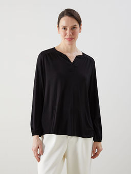 Ka??k Yaka Kad?n Bluz