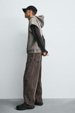 WASHED RELAXED FIT JOGGER TROUSERS - Zara фото 6