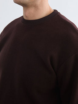 Bisiklet Yaka Erkek Sweatshirt