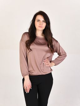 РАСПРОДАЖА Блуза Виктория_О43/кофейный