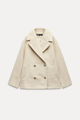 SEMI-LONG BOUCLE COAT - Zara фото 6