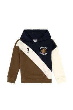 Erkek _ocuk Haki Kap__onlu Sweatshirt - U.s. polo assn фото 4