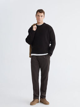 Bisiklet Yaka Erkek Triko Kazak