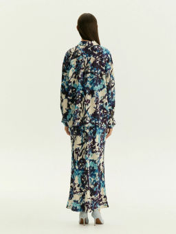 Рубашка с абстрактным принтом из 100% вискозы, B3245/graphica - Emka фото 6