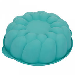 Форма для запекания "Linea Silicone" 27х24см, круглая, силикон, "Малинка", "Regent" (Китай)