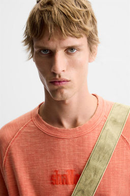 FADED KNIT T-SHIRT - Zara фото 5