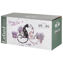 ЧАЙНЫЙ НАБОР LEFARD ЛАВАНДОВЫЕ КОТЫ НА 6 ПЕР. 12 ПР. 275 МЛ (КОР=4НАБ.)  фото 3