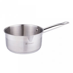 Сотейник из нержавеющей стали "Zeidan" 1л, д14см, со сливом, наружная комбинированная полировка, внутренняя матовая полировка, 3-x слойное капсулированное индукционное дно (Китай) Подходит для всех видов плит, включая индукционную!