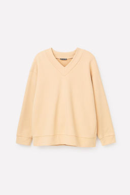 Е 30037/миндальный джемпер жен - Very neat фото 5