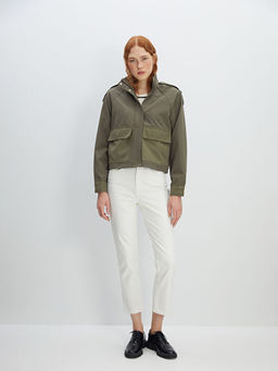 Kad?n Dik Yaka D?z Mont - Waikiki фото 2