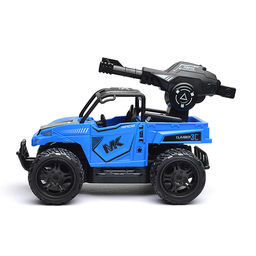 Машина с водяной пушкой, р/у, увет синий, 27 MGz, в коробке