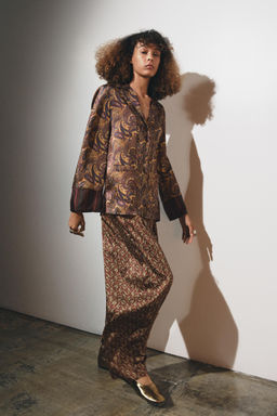 ZW COLLECTION PAISLEY PYJAMA SHIRT