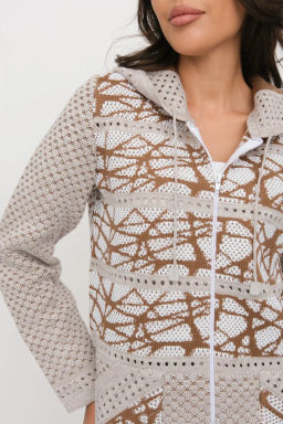 ЗЛАТА Жакет 5-1066к/кофе-молоч