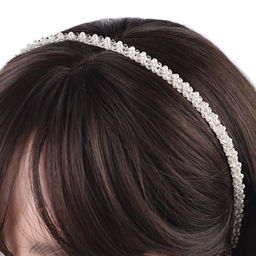 Ободок для волос жемчуг / GTS-27 /уп.12/ - Галеонтрейд фото 2