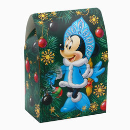 Коробка складная новогодняя С Новым годом!, 16 ? 24 ? 9 см