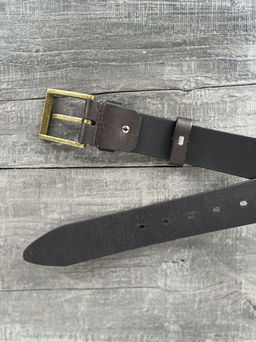 Мужской кожаный ремень Arkon Milano 4013 Темно-Коричневый