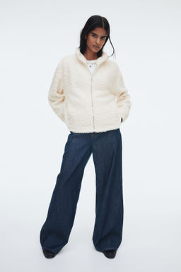 Chaqueta oversize en borreguito - H&m фото 5