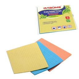 LA CHISTA салфетки целлюлоза 15*18см (3шт)