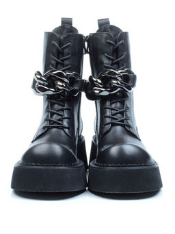 01-CYX03-1 BLACK Ботинки демисезонные женские (натуральная кожа, байка) - Фабричный китай фото 8