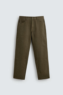 TEXTURED COTTON TROUSERS - Zara фото 6