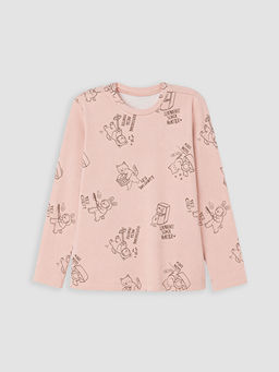 Bisiklet Yaka K?z ?ocuk Pijama Tak?m