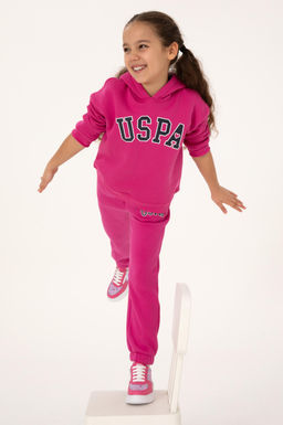 K_z _ocuk Pembe _ardonlu Jogger E_ofman Alt_ - U.s. polo assn фото 2