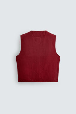 WASHED PUFFER GILET - Zara фото 11