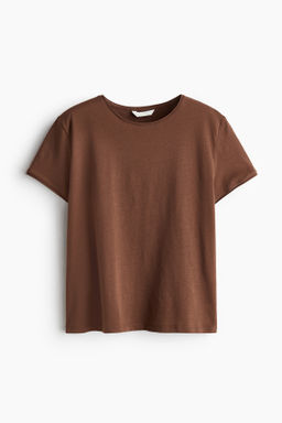 Camiseta con borde enrollado